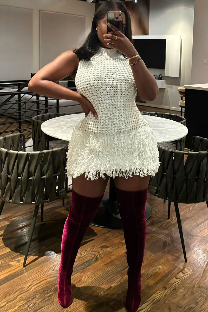 Ivory Siren Fringe Mini