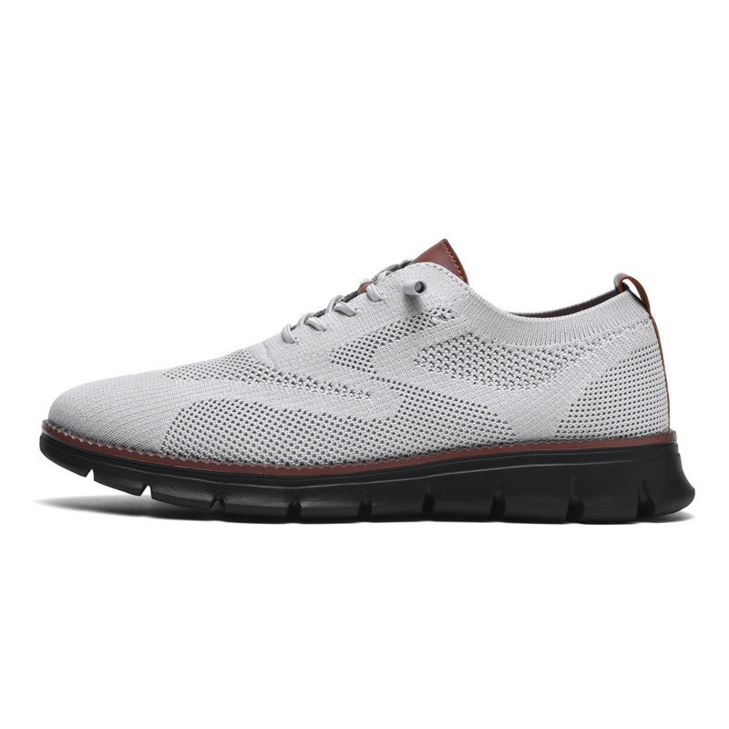 Black Sole Super Comfy breathable Orthopedic Mesh Sneakers For Wide Feet - Gray - Bellkmart